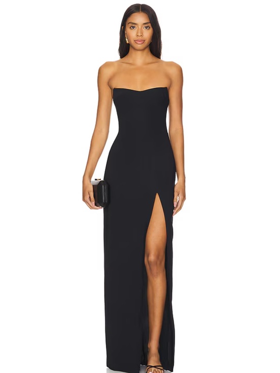 Amanda Uprichard Dresses & Skirts - Amanda Uprichard REVOLVE Ivy Gown in Black XS